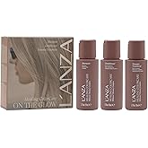L'ANZA Healing Colorcare Mini Hair Care Kit, Color-Safe Shampoo, Conditioner & Trauma Treatment Leave-In for Dry, Damaged or Treated Hair, Anti-Fade Formula Moisturizes, Adds Vibrance & Shine