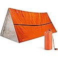 SunHalo Gear Emergency Tent for Survival, Emergency Tent Shelter, 1 or 2 Person Emergency Life Tent, Used as Emergency Shelter Survival System,Strong,Sturdy,Compact and Lightweight Survival Tarp