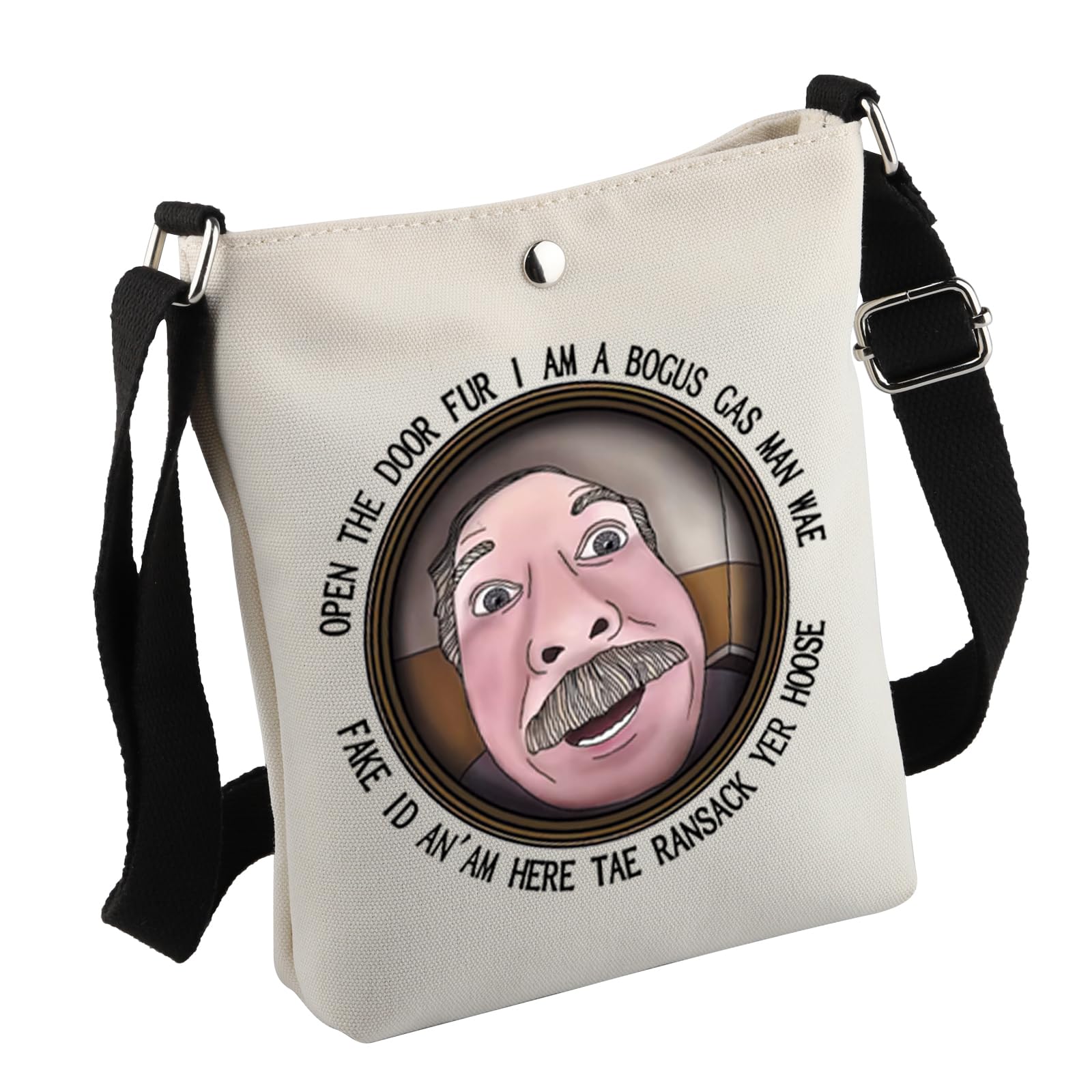 Generic Unisex Adult Still Game Fans Crossbody Satchel Handbag (Small, Openthedoorbag)