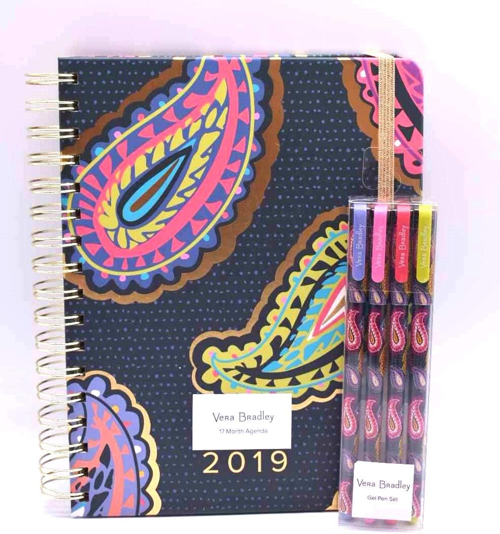 2019 17 Month Agenda (Vera Bradley - Twilight Paisley)