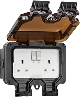 Knightsbridge Smart WiFi Outdoor Double Socket Works with Alexa Google