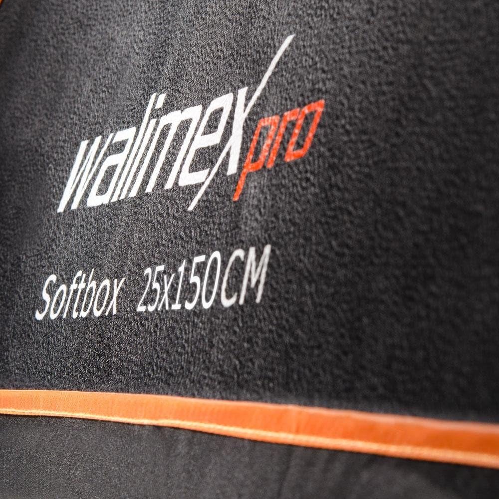 walimex pro 25x150 Softbox - Orange Line, black, white - Image 3