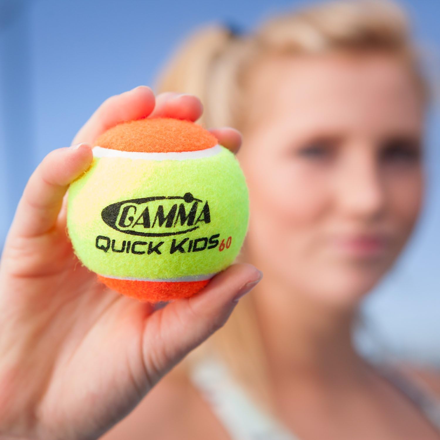 Gamma CFSTB00 Sports Kids Training (Transition) Balls, Yellow/Orange, Quick Kids 60, 12-Pack : Tennis Balls : Sports & Outdoors