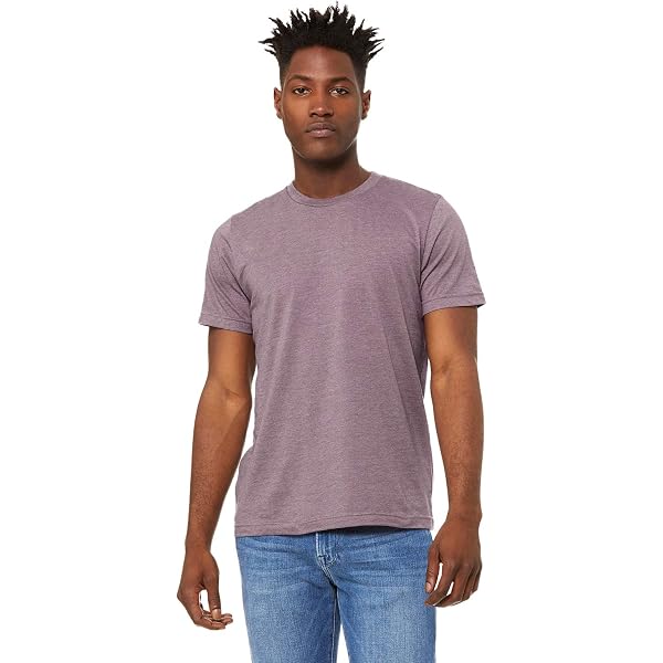 Next Level Unisex Crewneck T-Shirt - 65% Polyester/35% Cotton, XL, Red, Ultra Soft Jersey Blend