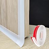 T Shape Door Seal Strip for Door & Windows Gaps，Draft Stopper Bottom Sweep Weather Stripping for Energy Saving, Noise Reducti