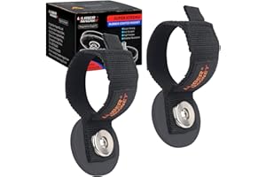 ULIBERMAGNET Strong Magnetic Storage Straps,Heavy Duty Magnetic Garage Storage Tool Organizer,Extension Cord Straps, Hose, Cable, Rope,Tools for Garage,Pick-up,RV and Workshop(2 Pack)