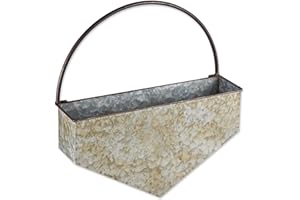 ZINGZ & THINGZ Accent Plus Diamond Galvanized Wall Planter, 14.5x4x14.5