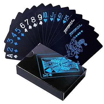 Okayji Waterproof Poker Playing Cards, PVC Deck of Card Set, Pack of 54
