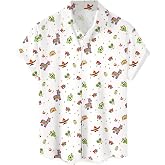 Men's Cinco De Mayo Shirt Funny Short Sleeve Button Down Mexican Shirts