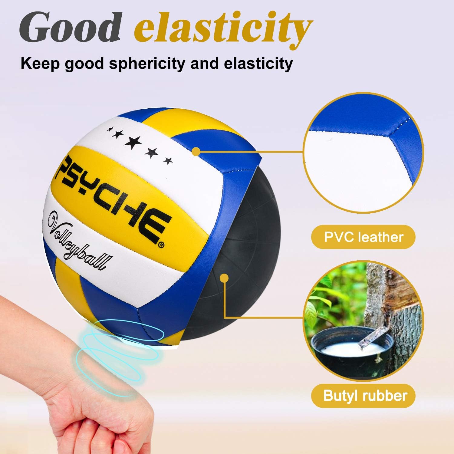 Wisdom Leaves Volleyball Official Size 5, Soft Indoor Outdoor Volleyballs for Kids/Adults Gym Beach Games Play : Sports & Outdoors