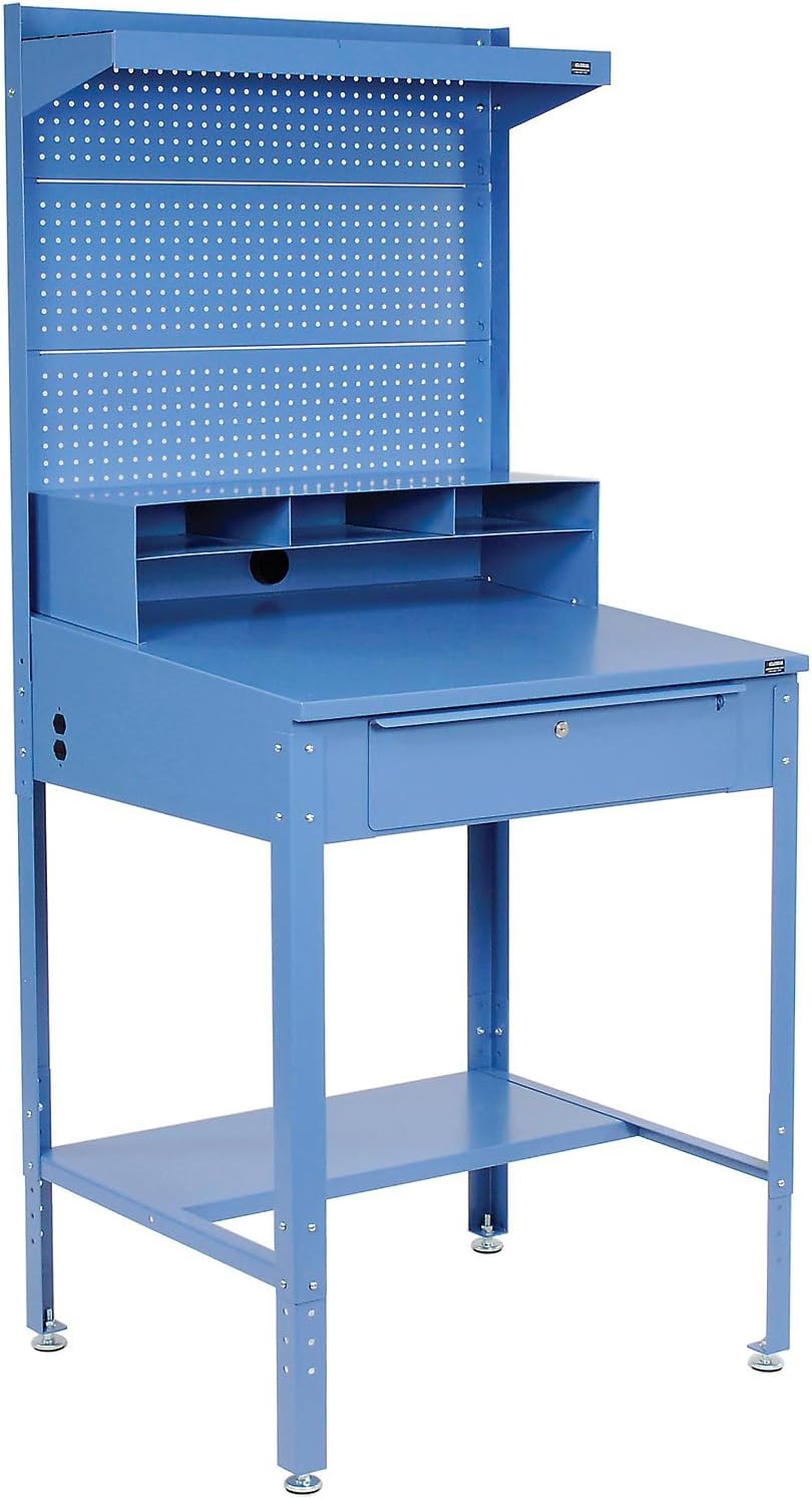 Global Industrial Shop Desk w/Pigeonhole Compartments