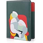 Lychii RFID-blocking Passport Cover, Ultra Slim PU Leather Passport Holder for Travel, Slots for Cards, 5.7" x 4.1"