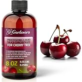 𝐏𝐑𝐄𝐌𝐈𝐔𝐌 Liquid Silica Plant Supplement - 8oz (250mL) - Cherry Tree Plants Liquid Silica Boost Fertilizer - Stronger Stems &amp; Healthy Leaves for Indoor &amp; Outdoor Cherry Plants (Makes 45 Gallons)