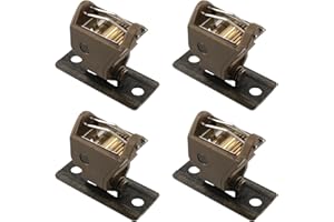 WHYHKJ 4pcs Roman Shade Cord Lock Austrian Shade Window Blind Lock Holds up to 3 Cords, Brown