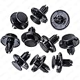 Rexka 10pcs Fender Liner Cowl Grille Bumper Under Cover Clip Push-Type Retainer Compatible with Nissan Infiniti 01553-05933 01553-05323 370Z 350Z Altima GT-R Juke Leaf Murano Quest Q50 Q60 Q70 QX60