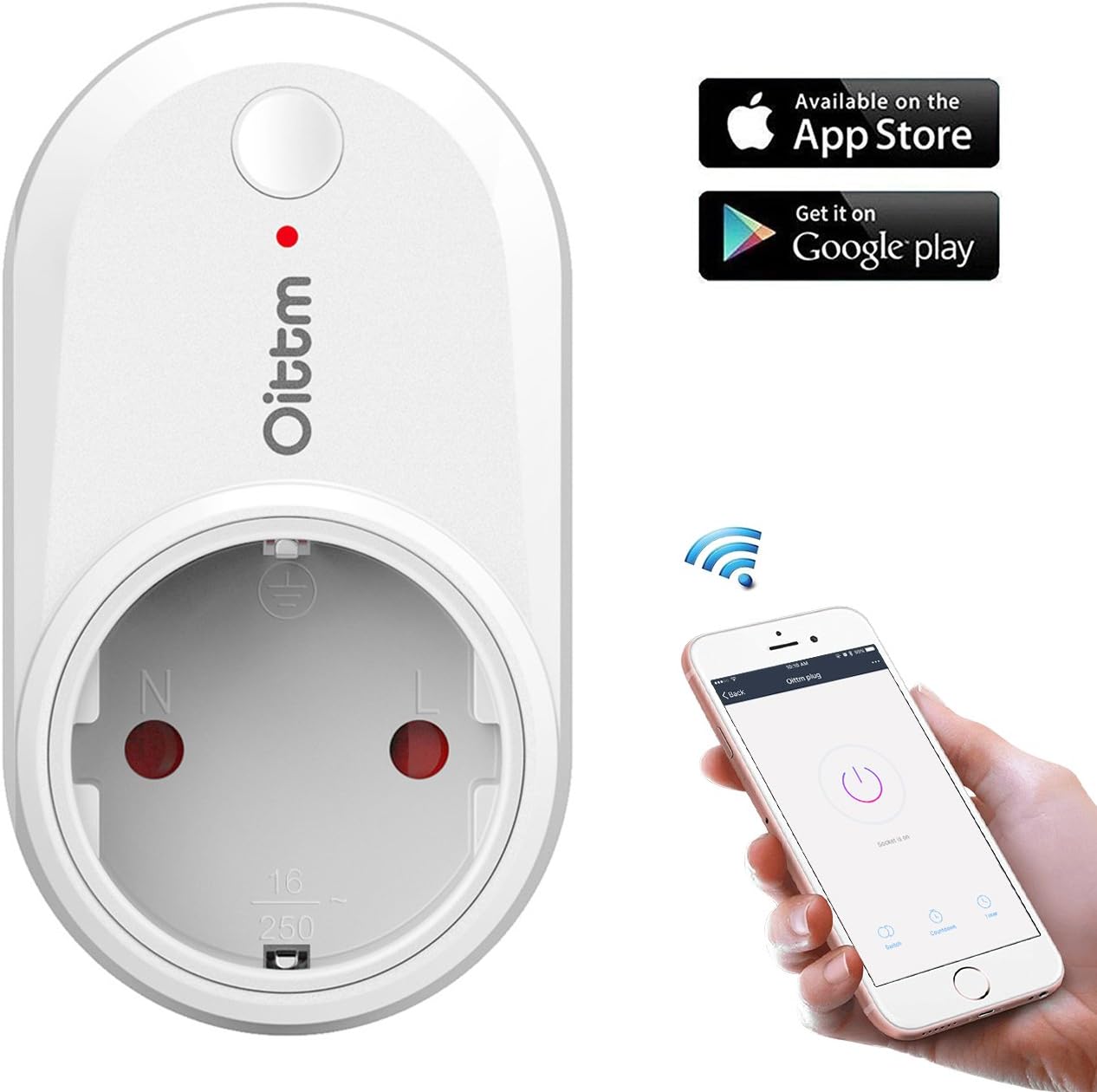 Télécommande Smart Tech Ne Fonctionne Plus Oittm Wifi Smart Plug Prise intelligente sans fil avec télécommande
