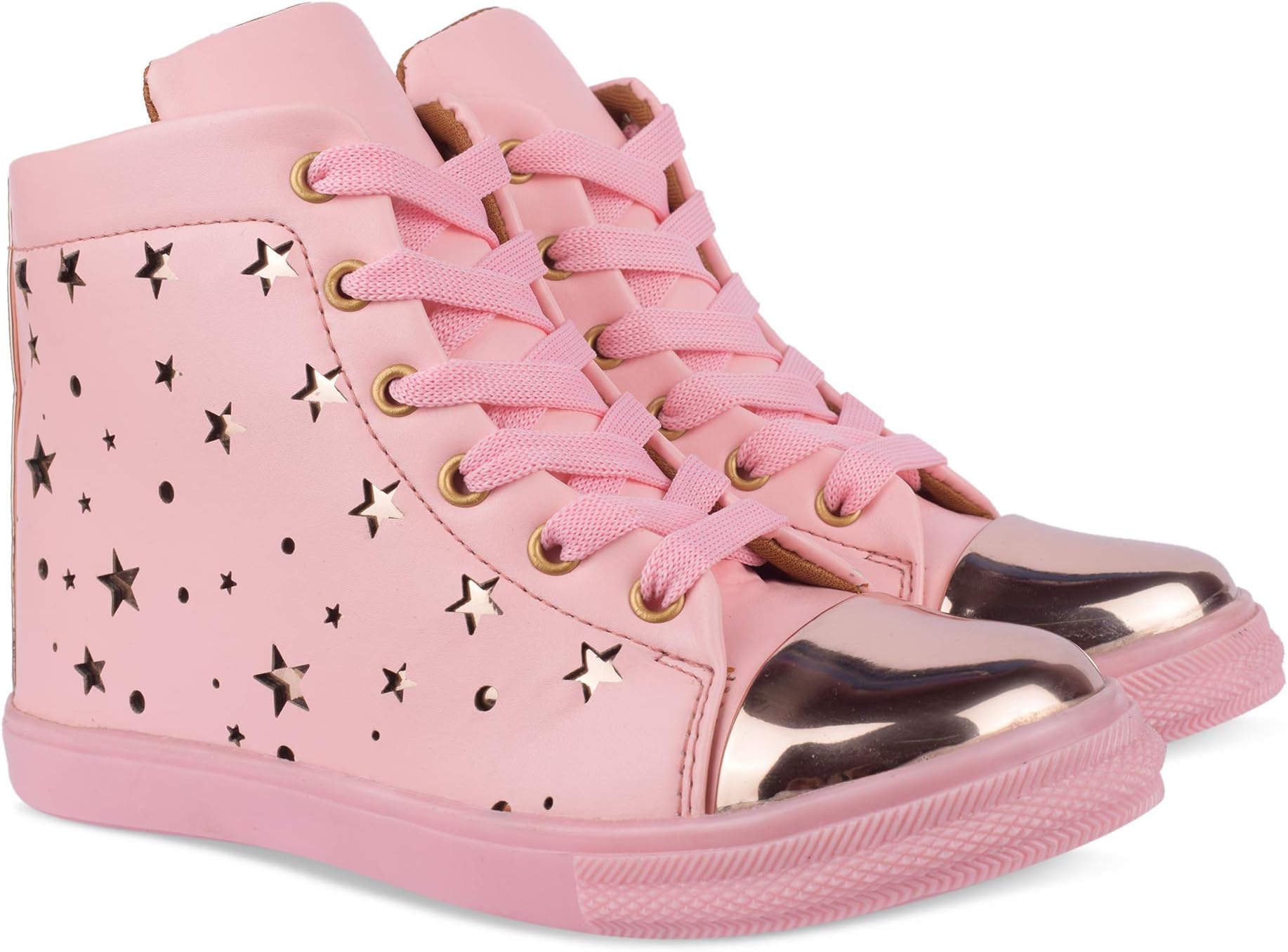 KRAFTER High Heel Girls Shoes High Ankle Boots for Women Sneakers for Girls