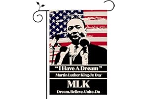 Nepnuser Martin Luther King Jr Speech Garden Flag I Have A Dream Quote Signs Civil Rights Movement Decoration Double Sided Lawn Front Yard Sign
