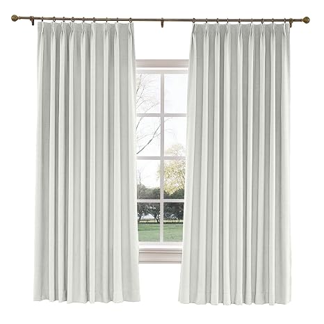 Amazon.com: Prim Patio Sliding Door Curtains Linen Room Darkening