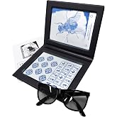 AIST OPTICS Stereo Acuity Test, Stereosis Test &amp; Stereo Fly Test | Professional Stereo Fly Vision Test Book Accurate Steropsis Test At 16 Inches