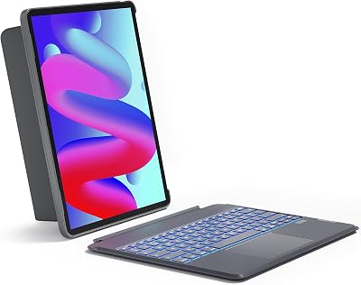 Inateck Keyboard Case for iPad Air 13 M4/M3/M2 & iPad Pro 12.9 backlit trackpad