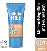 Rimmel Kind & Free Moisturising Foundation 001 Fair Porcelain Vegan Skincare view 2