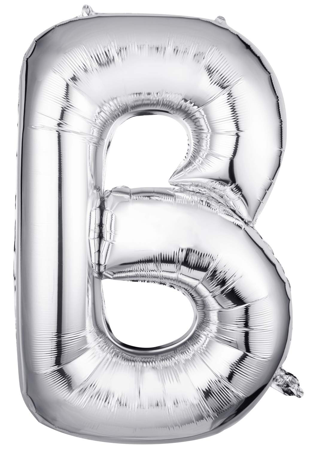 Photo 1 of Letter Balloons 40 Inch, Single Silver Letter B Balloons Aluminum Hanging Foil Film Balloon for Baby Shower, Wedding Anniversary, Graduation, Birthday Party Decoration