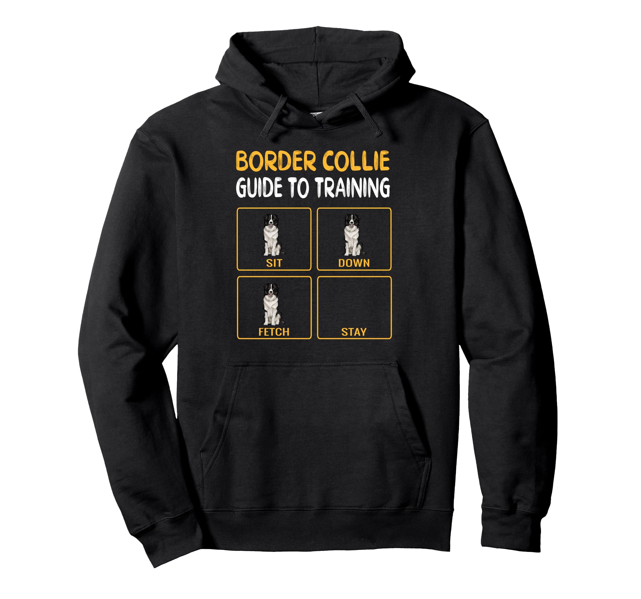 Funny Border Collie Guide To Training Dog Obedience Trainer Pullover Hoodie