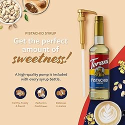 Torani Pistachio Coffee Syrup for Drinks