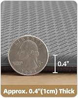 COLOR&GEOMETRY Color G Kitchen Mat 60x220 cm Anti Fatigue Non slip Grey view 7