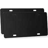 Demao License Plate Pad Anti Rattle 2 Pack, License Plate Foam Padding Shockproof, Universal Fit for Car &amp;SUV Noise Reduction &amp; Vibration Dampening,11.6"x5.8"x0.1"