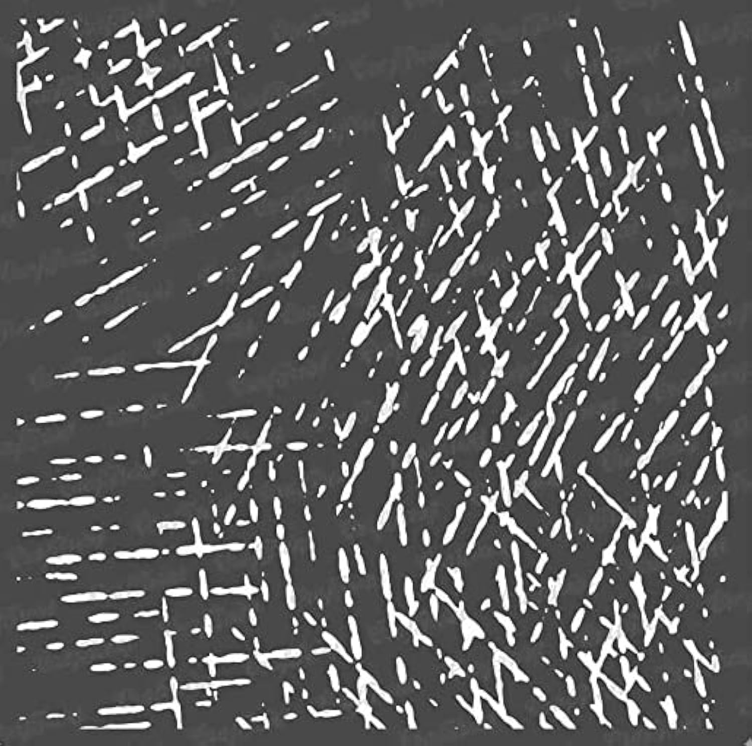 CrafTreat Reusable Pattern Stencils for Painting on Wood, Canvas, Paper, Fabric, Floor, Wall and Tile - Scratches - 6x6 Inch - DIY Art and Craft Stencils - Concrete Stencils Patterns