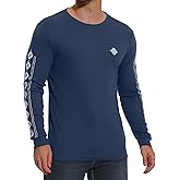 Mens Shirts Fall Winter Long Sleeve Crewneck Tops Casual Vintage Western Aztec Print Pullover Shirt