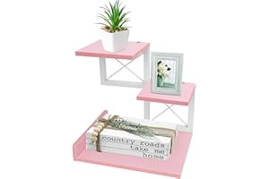 ELITEROO Desktop Shelf, Aesthetic Desk Organizer Table Top Mini Bookshelf, 3 Tier Wooden Desk Supplies Organizers and Storage