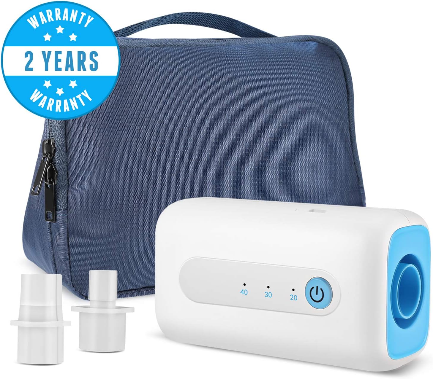 Portable O3 Cleaner and Sanitizer FREYAT Includes Sanitizing Bag,Heated Hose Adapter, AirMini Adapter,Rechargeable Mask Tube Cleaner