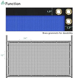 SunnyRoyal 8' x 46' Blue Privacy Fence Screen Heavy