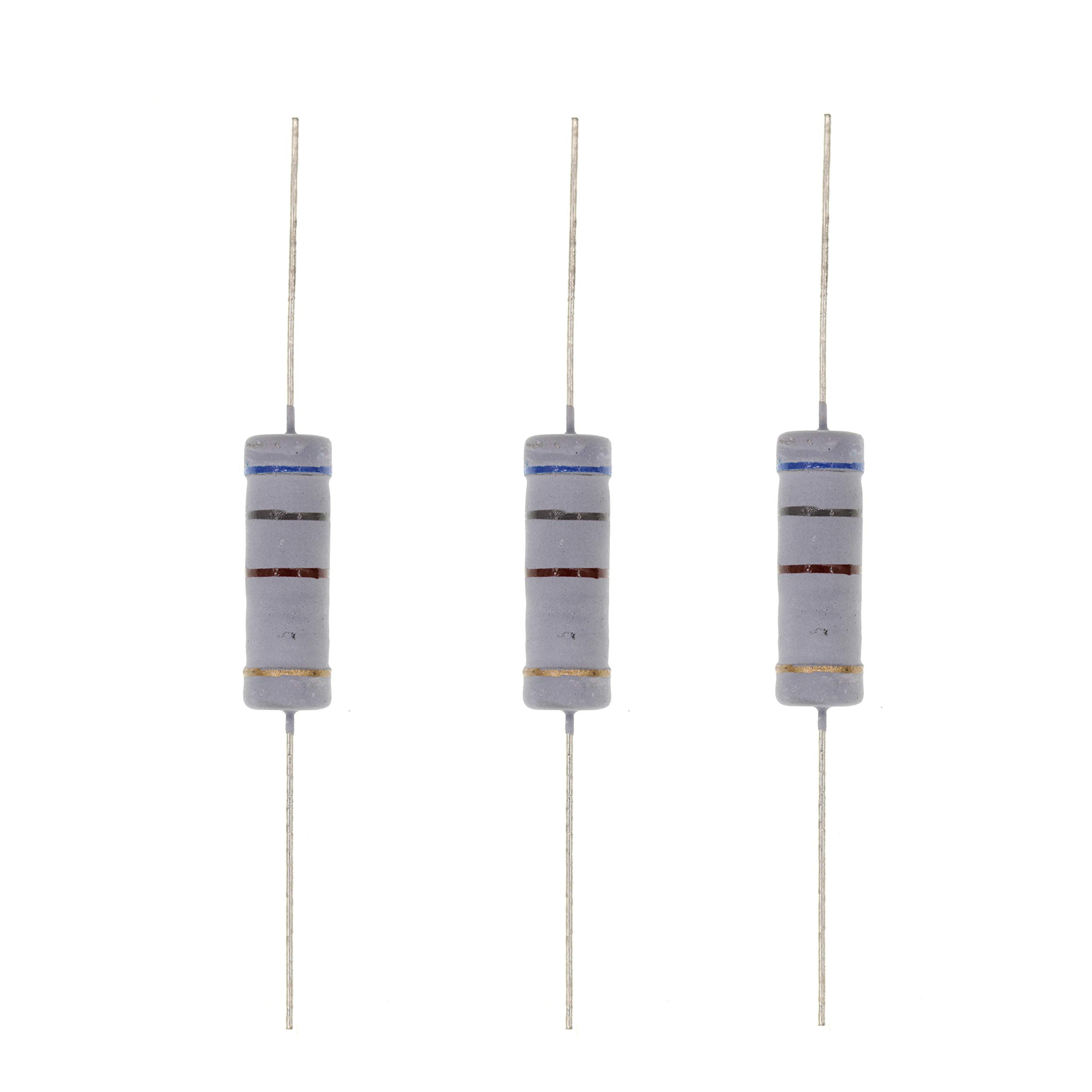 HUABAN 10PCS 5W 5 Watts 680R 680 Ohm 5% Metal Oxide Film Resistor