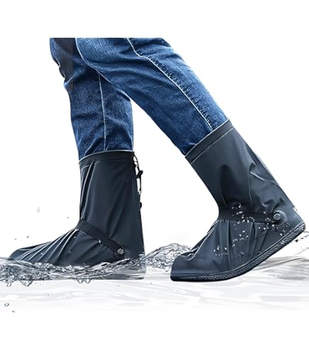 s Shoe Cover Waterproof Silicone Non Slip Rain Water Rubber Foot