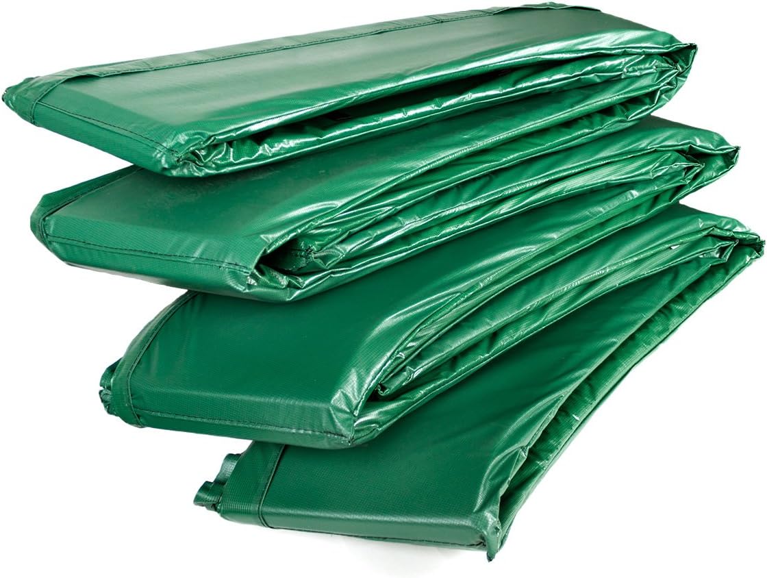 Ampel 24 Trampoline – Green – Max Protection from Double Thickness Tear-resistant & UV Resistant | Edge Guard for Ø 180 – 500 cm