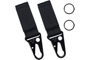 DEMEARLY Tactical Medical Pouch with Rip-Away Hook and Loop – Molle First Aid Kit Bag, Duty Belt Keychain Clips