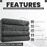 GC GAVENO CAVAILIA Large Bath Towels 4 Pack Egyptian Cotton 75x135 cm view 2