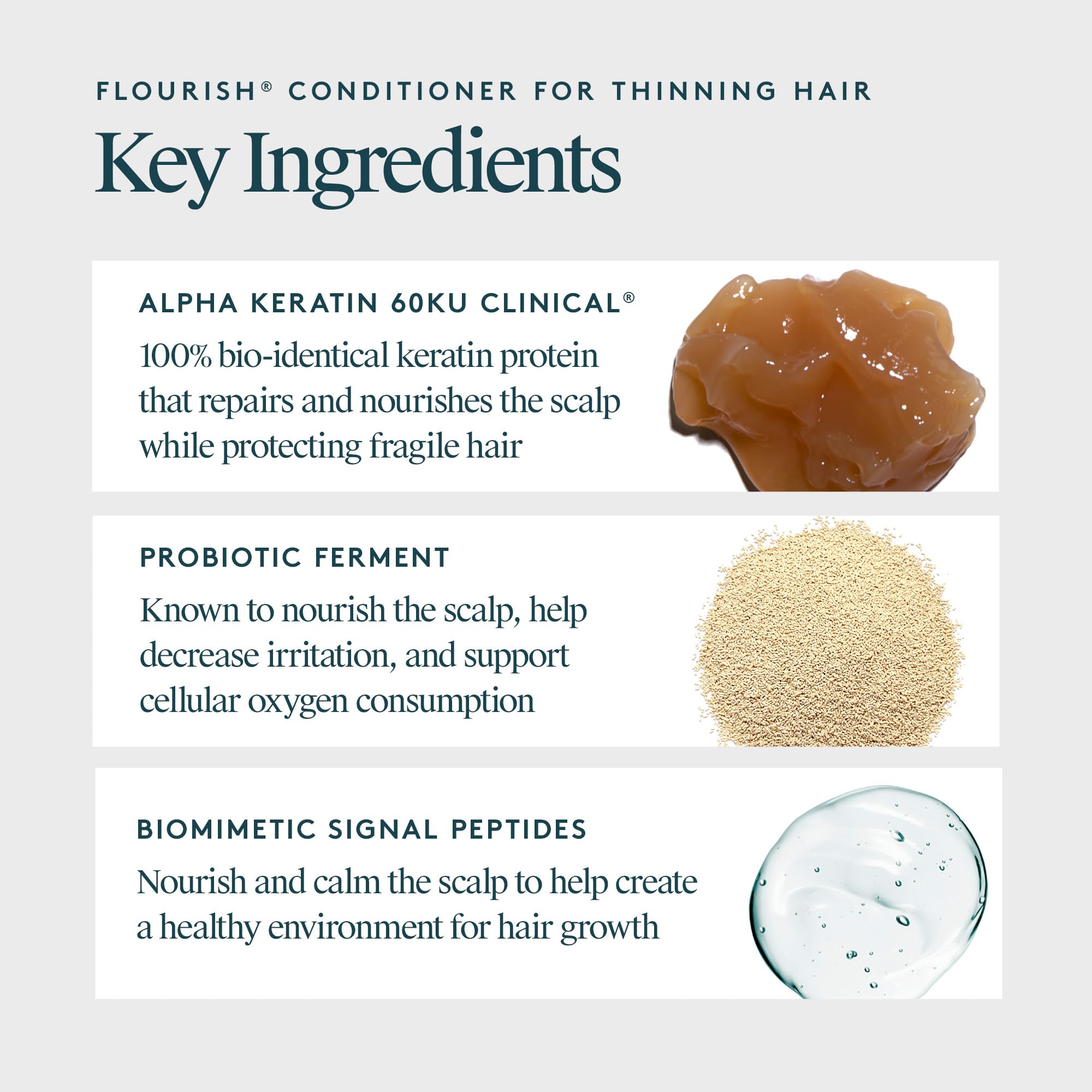 VIRTUE Flourish Conditioner for Fine or Thinning Hair, Sulfate Free | Detangles and Thickens | Color Safe | Hair Growth Product
