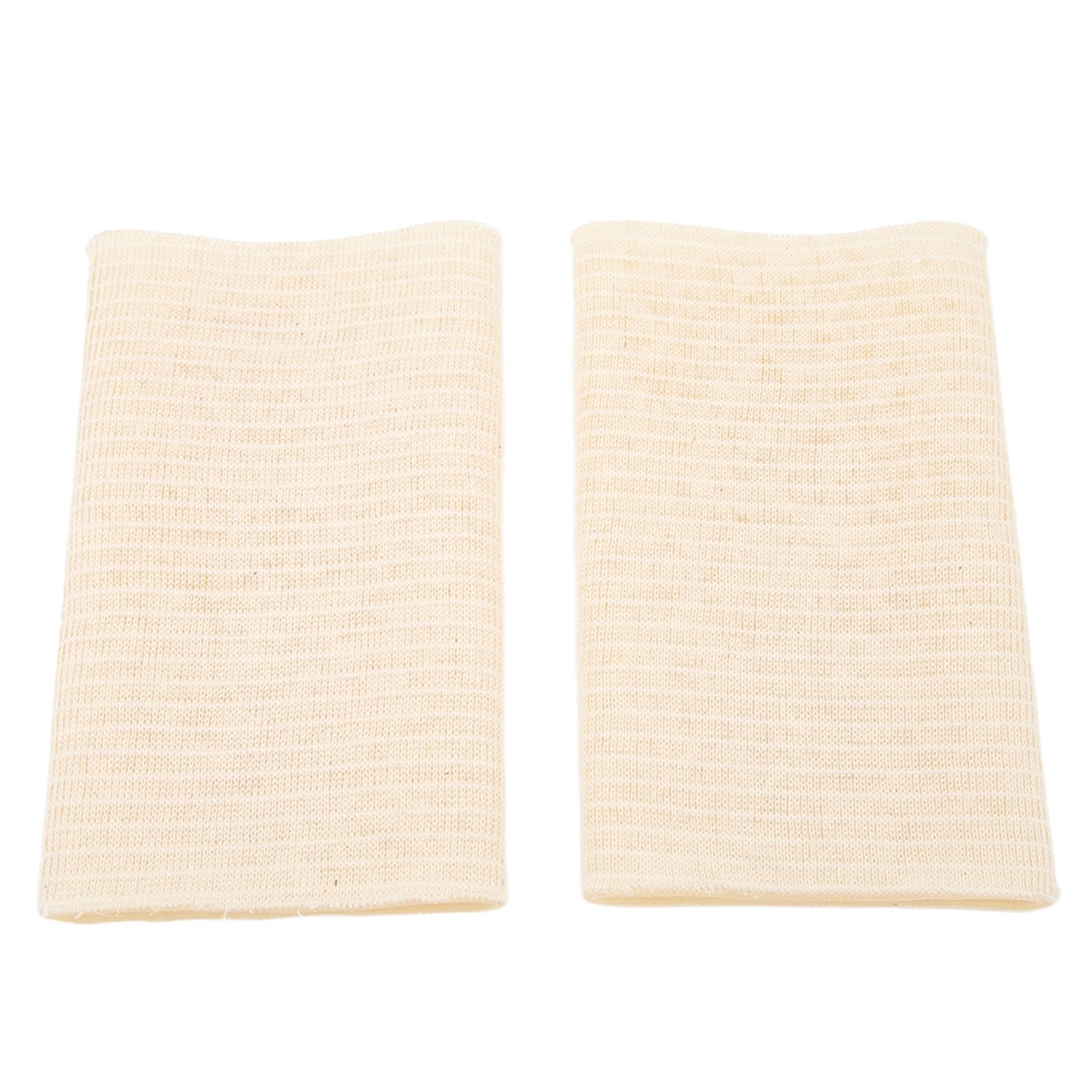 Ankle Gel Sleeves, 2Pcs Elastic Soft Ankle Protector Portable Breathable Durable Compression Padded Skate Socks for Figure Skating, Ice Hockey, Roller or Inline Skating, Riding