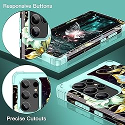 LONTECT for Galaxy S24 Ultra 5G Case Shockproof