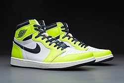 Nike Men's Air Jordan 1 Retro High Og Shoes, Volt