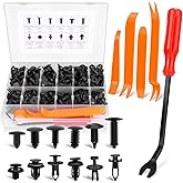 Einesin 240PCS Car Push Retainer Clips & Auto Fasteners Assortment, Plastic Pin Rivets Expansion Screws Replacement Most Popu