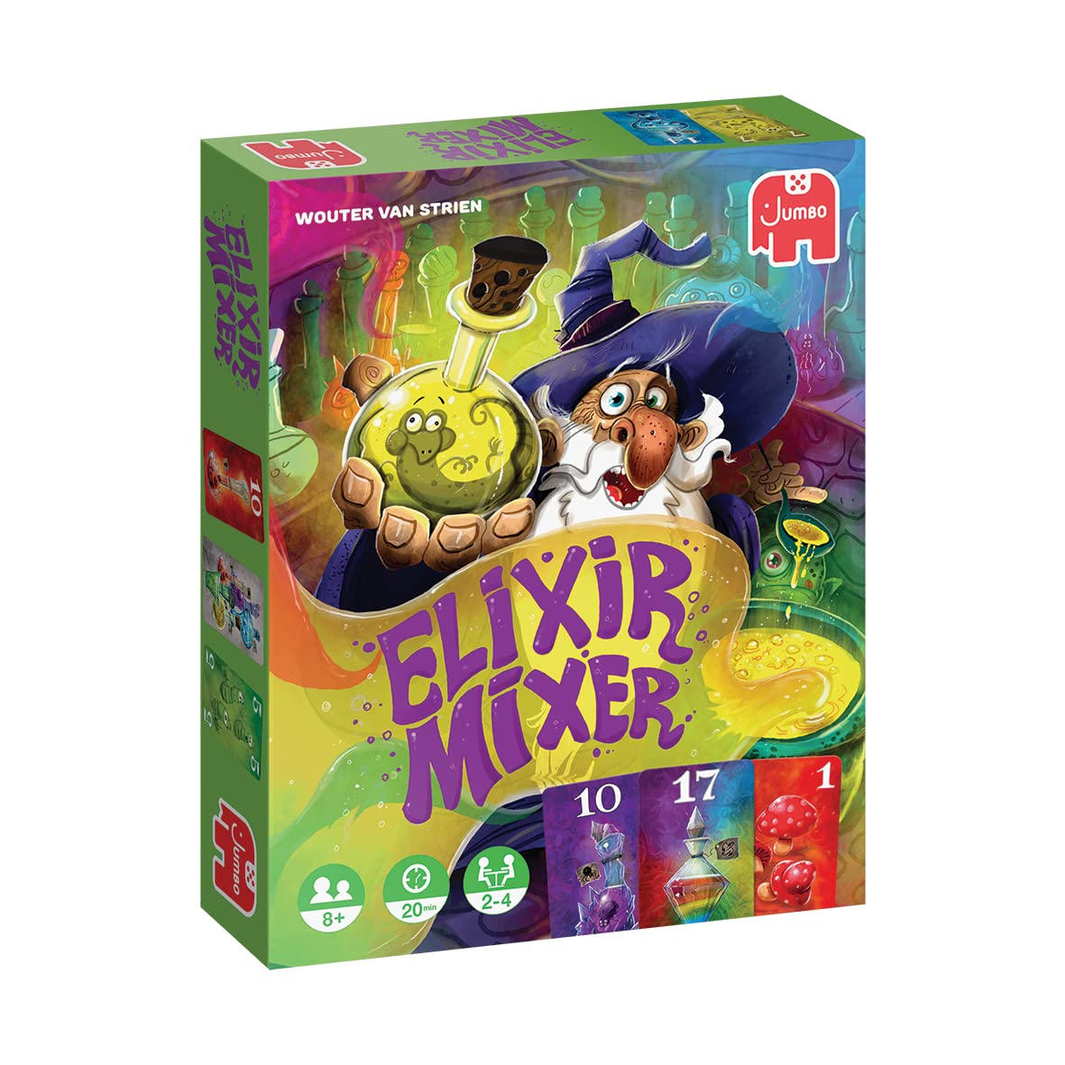 Jumbo Spiele Elixir Mixer Card Game from 8 Years - Family Game for 2 to 4 Players