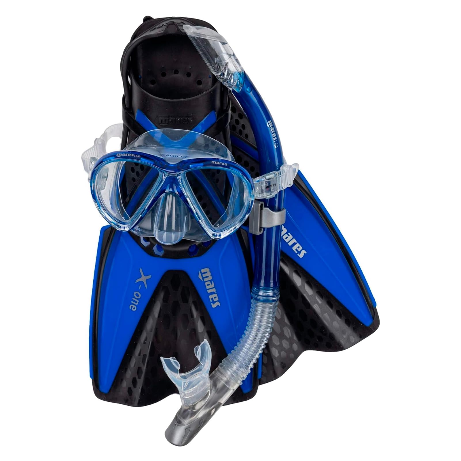 Mares Set X-One Marea Diving Kit - Blue/RBL, Medium/Large TBRBLML
