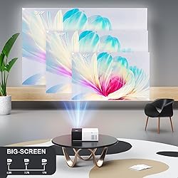 Projector with WIFI, iGRR Mini Projector for Home