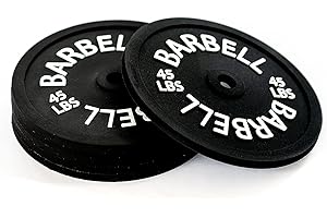 BROTHERS BENCH Barbell Bumper Plate Drink Coasters Set of 6, Round Black Silicone Coasters for Coffee Table, Absorbent Coaster for Drinks, Fitness Gym Gifts for Men & Women, Weightlifting Coaster Gym Accessories